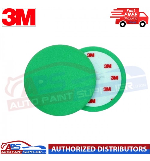 1 X 3M™ Perfect-It™ Fast Cut Plus Foam Compounding Pad Green Flat 150 mm 50487